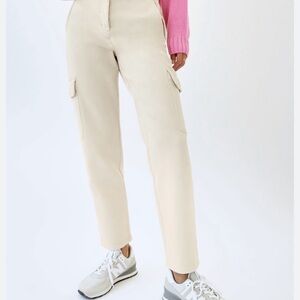 Wilfred Cream Straight Leg Cargo Pants